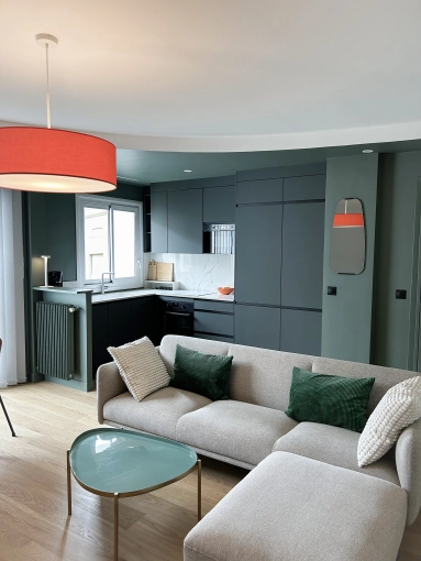 Contemporary, Kitchen, Consultation Visit, Full Project, Energy renovation, Creation of exclusive furniture, Shopping list, 3D ambiance, Plan