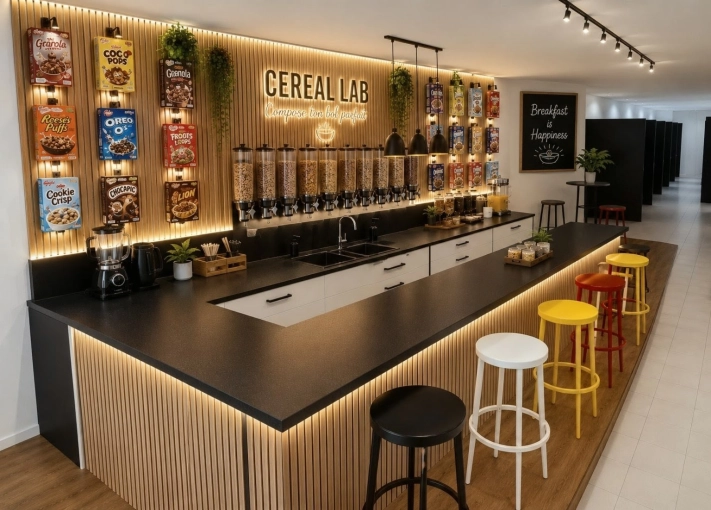 Industrial, Restaurant, Chic, Consultation Visit, Remote Coaching, Shopping list, 3D ambiance, Plan