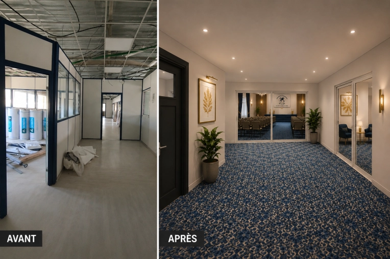 Contemporary, Buildings Open to the Public, Consultation Visit, Full Project, Creation of exclusive furniture, Shopping list, 3D ambiance, Plan