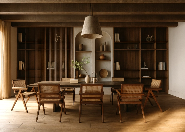 Living room, Creation of exclusive furniture, 3D ambiance