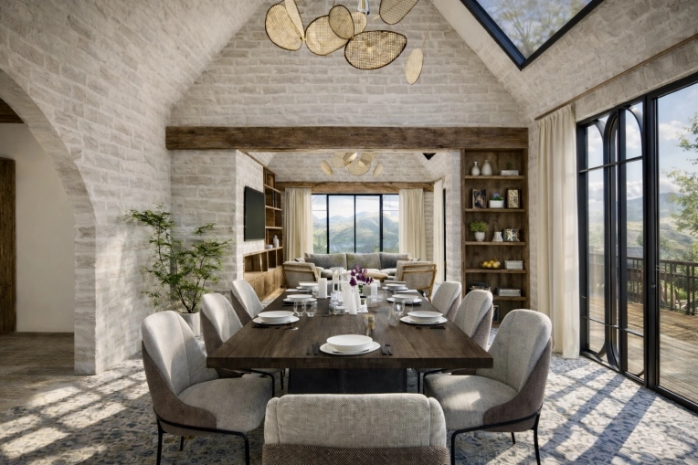 Home, Rustic, Creation of exclusive furniture, 3D ambiance