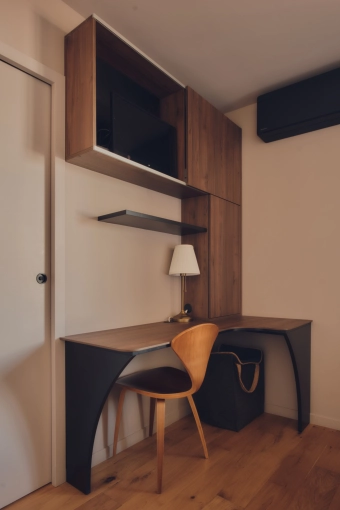 Contemporary, Chic, Office, Full Project, Creation of exclusive furniture, 3D ambiance, Plan