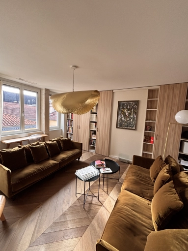 Contemporary, Chic, Living room