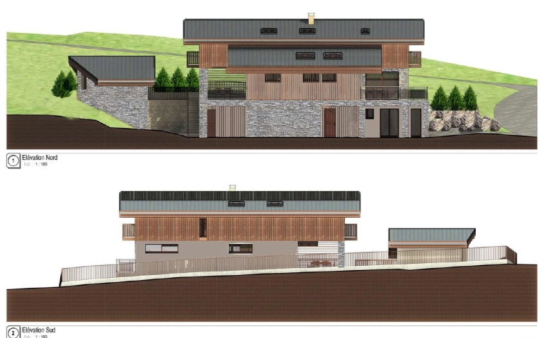 Home, Rustic, Contemporary, Nature, Full Project, Creation of exclusive furniture, 3D ambiance, Plan