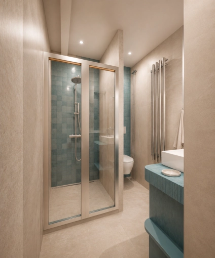 Contemporary, Bathroom, Full Project