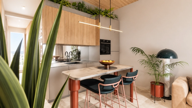 Contemporary, Kitchen, Maximalist