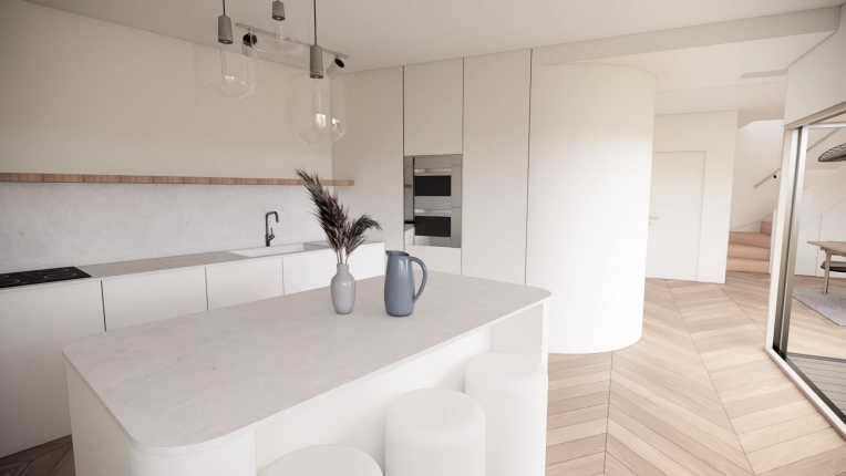 Minimalist, Contemporary, Kitchen, Chic