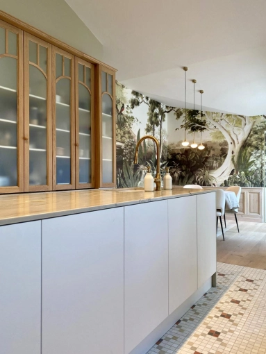 Kitchen, Full Project, Energy renovation, Creation of exclusive furniture, 3D ambiance, Plan