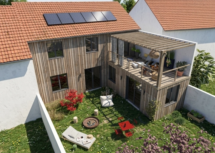 Home, Bohemian, Vintage, 3D ambiance, Plan