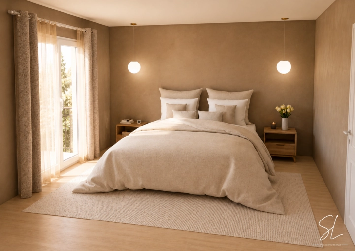 Minimalist, Contemporary, Room, 3D ambiance