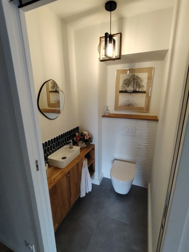 Rustic, Contemporary, Bathroom, Chic, Full Project, Creation of exclusive furniture