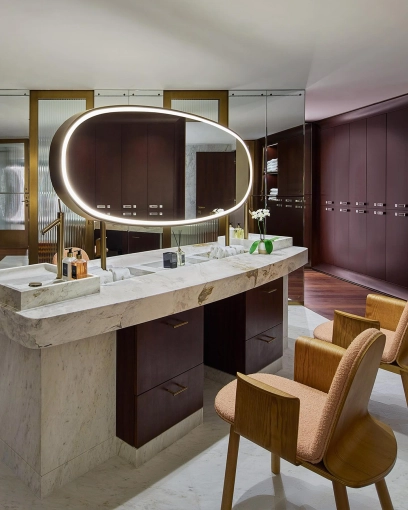 Hôtel, Minimaliste, Contemporain, Chic, Nature, Visite conseil, Projet complet, Création de meubles, 3D d'ambiance, Plan