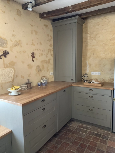 Vintage, Kitchen, Chic, Full Project, Creation of exclusive furniture, Shopping list, 3D ambiance