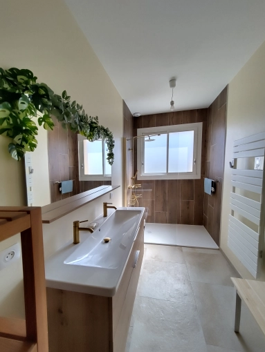 Rustic, Minimalist, Scandinavian, Bathroom, Chic, Consultation Visit, Full Project, Home Staging, Energy renovation, 3D ambiance, Plan