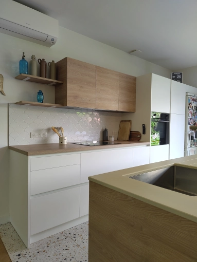 Minimalist, Contemporary, Scandinavian, Kitchen, Consultation Visit, Full Project, Energy renovation, 3D ambiance, Plan