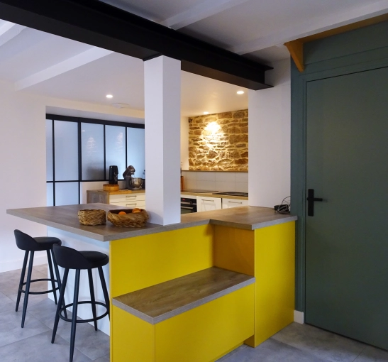 Bohemian, Contemporary, Kitchen, Chic