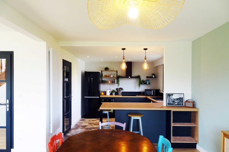 Bohemian, Contemporary, Vintage, Kitchen, Chic