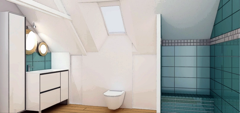 Bohemian, Scandinavian, Bathroom, Chic