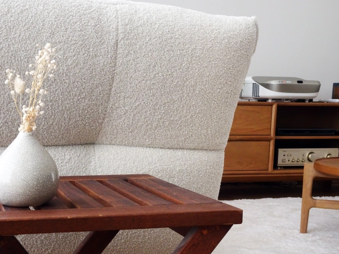 Bohemian, Chic, Nature, Living room, Full Project, Creation of exclusive furniture, 3D ambiance, Plan