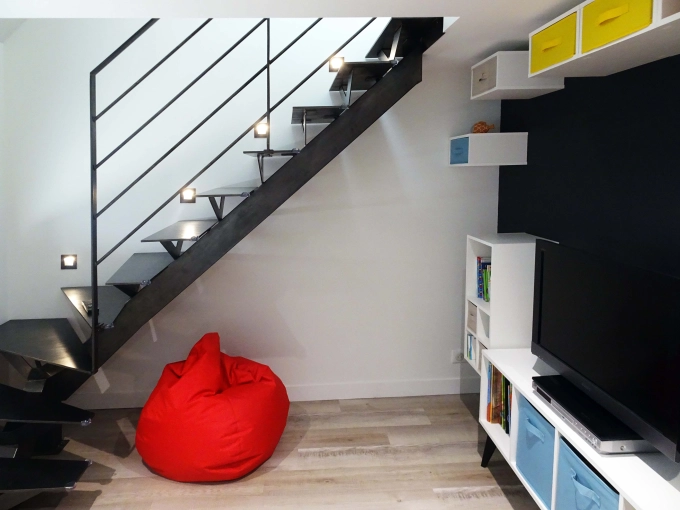 Industrial, Home, Chic, Creation of exclusive furniture, 3D ambiance, Plan