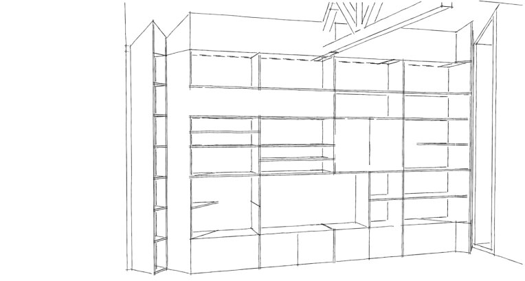 Bohemian, Chic, Dressing, Creation of exclusive furniture, 3D ambiance, Plan