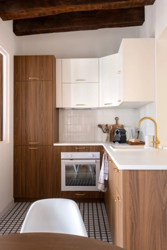 Minimalist, Contemporary, Kitchen, Nature, Full Project, Creation of exclusive furniture, Shopping list, 3D ambiance, Plan