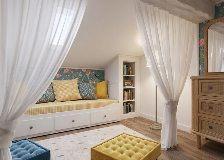 Bohemian, Vintage, Room, Nature, Creation of exclusive furniture, Shopping list, 3D ambiance, Plan