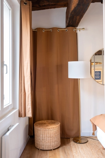 Bohemian, Contemporary, Vintage, Nature, Dressing, Full Project, Shopping list, 3D ambiance, Plan