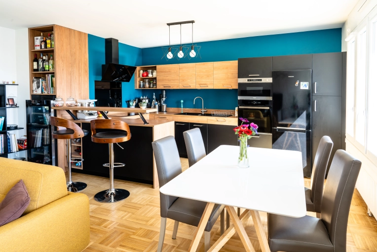 Flats / Apartments, Vintage, Consultation Visit, Full Project, Creation of exclusive furniture, 3D ambiance, Plan