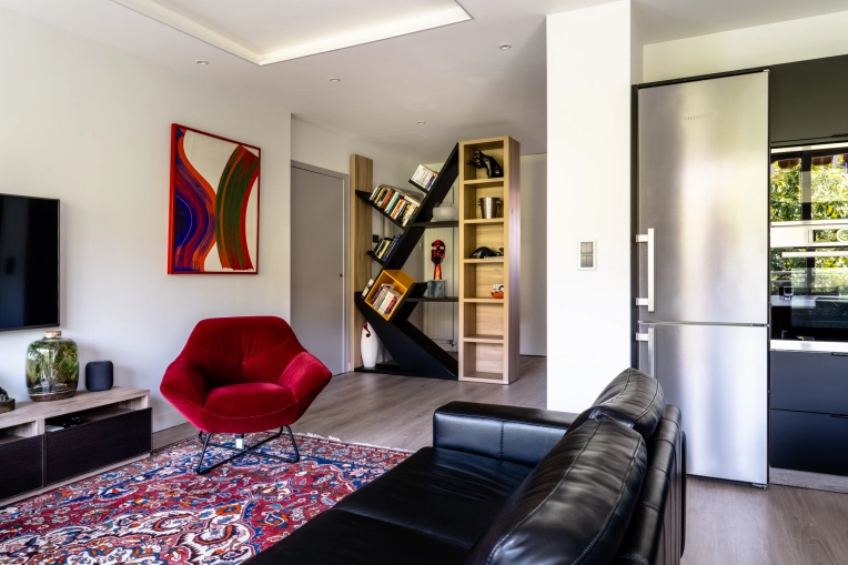 Contemporary, Chic, Living room, Consultation Visit, Plan