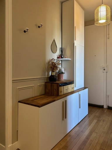 Minimalist, Flats / Apartments, Chic, Consultation Visit, Full Project, Creation of exclusive furniture, Shopping list, 3D ambiance, Plan