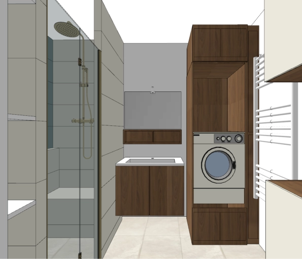 Bathroom, Feng Shui, Full Project, 3D ambiance, Plan, Renovation