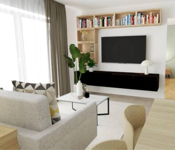 Living room, Remote Coaching, 3D ambiance