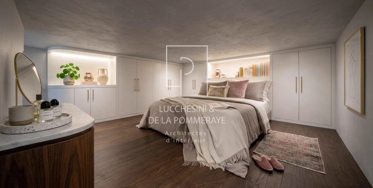 Minimalist, Room, Chic, Full Project, Home Staging, 3D ambiance, Plan