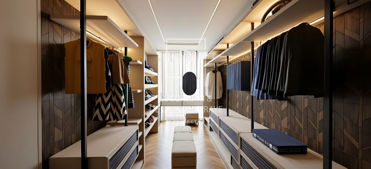 Minimalist, Contemporary, Chic, Dressing, Consultation Visit, Full Project, Home Staging, 3D ambiance, Plan