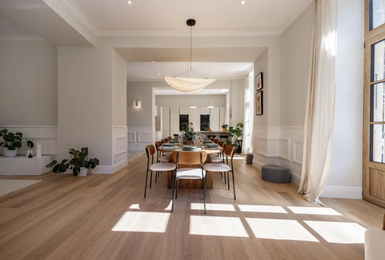 Scandinavian, Living room, Full Project