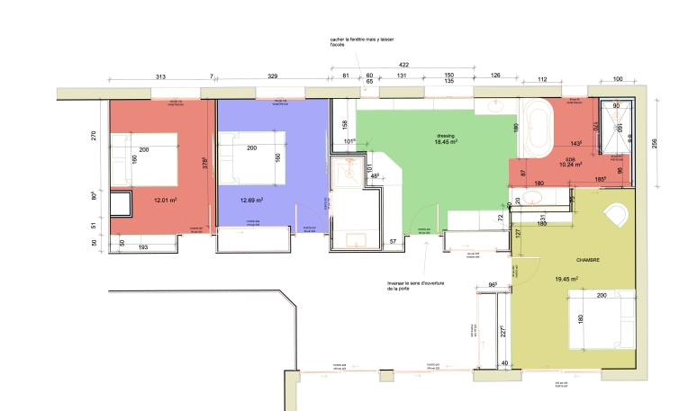 Scandinavian, Dressing, Plan