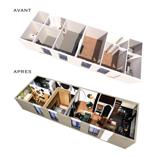 Contemporary, Flats / Apartments, Chic, Full Project