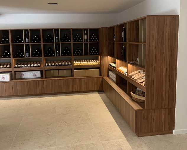 Contemporary, Retail / store, Chic, Wabi-sabi, Creation of exclusive furniture, 3D ambiance, Plan
