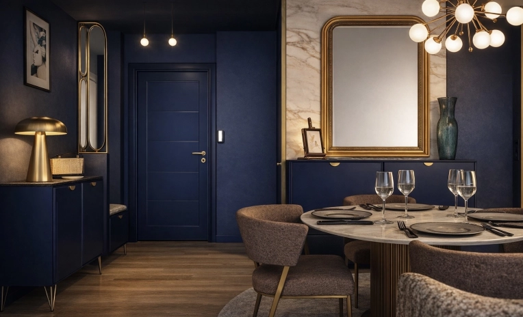 Contemporary, Dining room, Consultation Visit, Full Project, Remote Coaching, Shopping list, 3D ambiance, Plan