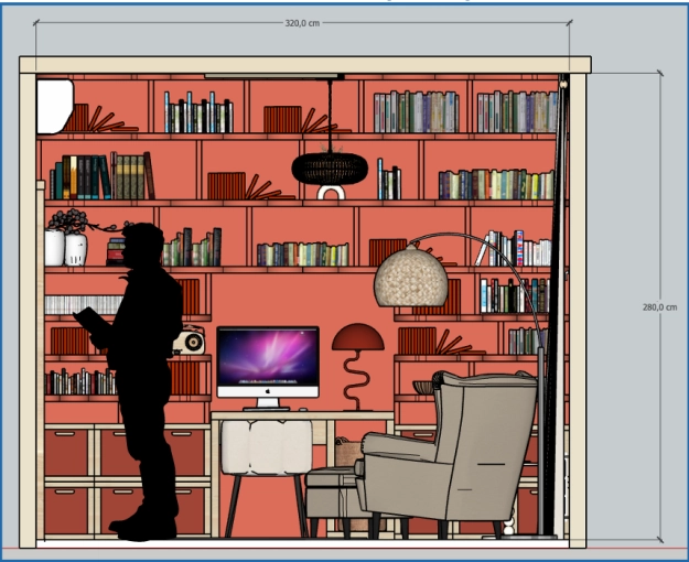 Contemporary, Scandinavian, Office, Consultation Visit, Full Project, Remote Coaching, Shopping list, 3D ambiance, Plan