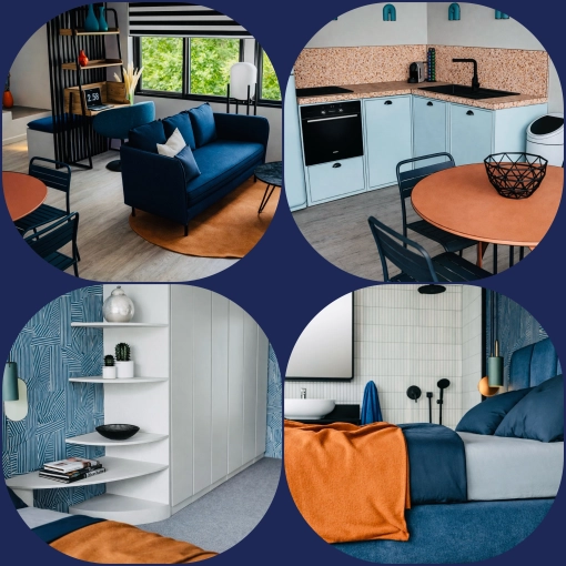 Industrial, Home, Consultation Visit, Full Project, Remote Coaching, Shopping list, 3D ambiance, Plan