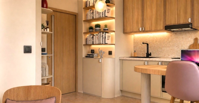 Contemporary, Flats / Apartments, Nature, Consultation Visit, Full Project, Remote Coaching, Shopping list, 3D ambiance, Plan