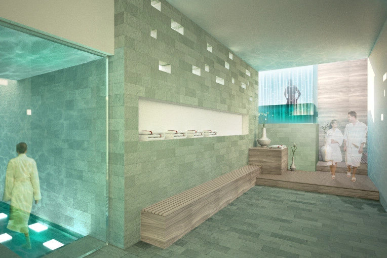 Hotel, 3D ambiance, Plan