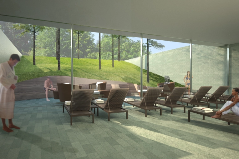Hotel, 3D ambiance, Plan