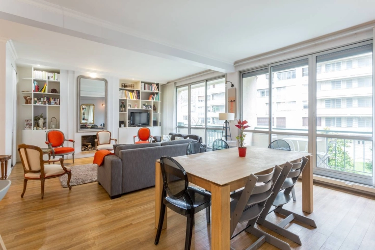 Contemporary, Chic, Dining room, Full Project