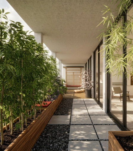 Japanese, Outdoor/Garden, Nature, Feng Shui, Consultation Visit, Remote Coaching, 3D ambiance, Plan