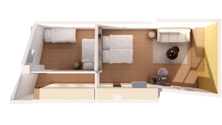Home, Minimalist, Contemporary, 3D ambiance, Renovation