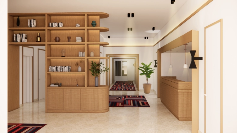 Contemporary, Buildings Open to the Public, Chic, Creation of exclusive furniture, Shopping list, 3D ambiance, Renovation