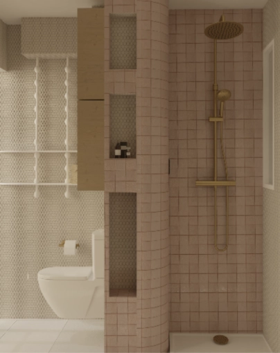 Vintage, Bathroom, Maximalist, Full Project